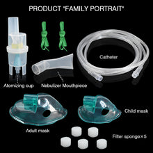 Load image into Gallery viewer, Inhaler Set Adult Children Mask Filters Family  Medical Nebulizer Cup Catheter Compressor Nebulizer Accessories Smooth Breathing